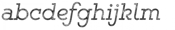 Gist Rough Light Two Font LOWERCASE