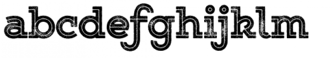 Gist Rough Upright Black Font LOWERCASE