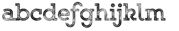 Gist Rough Upright Bold Three Font LOWERCASE