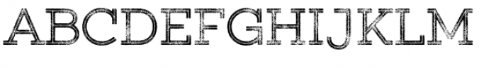 Gist Rough Upright Regular Three Font UPPERCASE