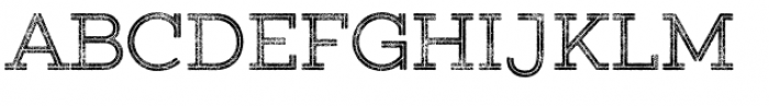 Gist Rough Upright Regular Two Font UPPERCASE