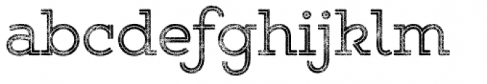 Gist Rough Upright Regular Two Font LOWERCASE