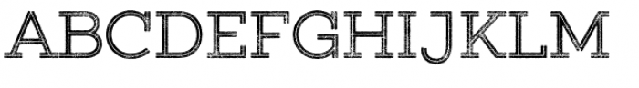 Gist Rough Upright Regular Font UPPERCASE