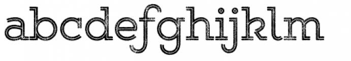 Gist Rough Upright Regular Font LOWERCASE