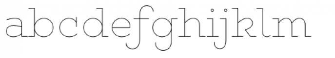 Gist Upright Line Regular Font LOWERCASE