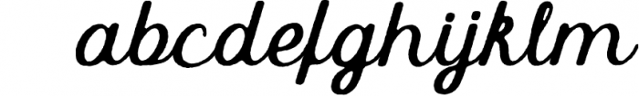 Gibson Script Extras - font 5 Font LOWERCASE