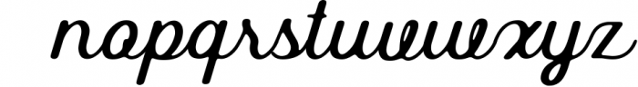 Gibson Script Extras - font Font LOWERCASE