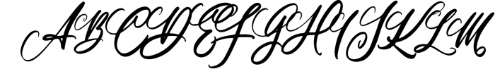 Gifolgh - An Authentic Script Font Font UPPERCASE