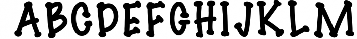 Giggles Dotted Serif Font Font UPPERCASE