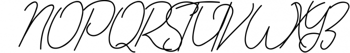 Gilberta - Signature Font Font UPPERCASE