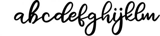 Giletha | Modern Script Font LOWERCASE