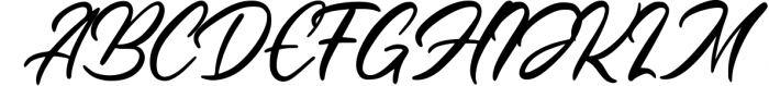 Gilliant Script Typeface Font UPPERCASE
