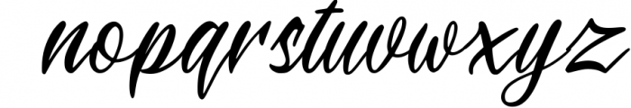 Gilliant Script Typeface Font LOWERCASE