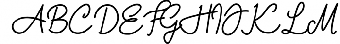 Gillingham - Signature Font Font UPPERCASE