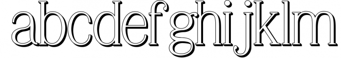 Gillmour 4 Font LOWERCASE