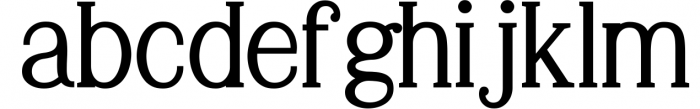 Gillmour Font LOWERCASE