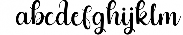 Girabella - Modern Calligraphy Font Font LOWERCASE