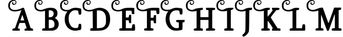 Girdens - Decorative Serif Font Font UPPERCASE