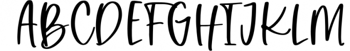 Girlfriend - A Bouncy Handwritten Script Font Font UPPERCASE