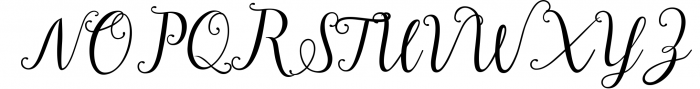 Girlstory A Lovely Calligraphy Font UPPERCASE