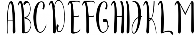 Girly Fonts Bundle 4 Font UPPERCASE