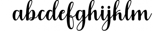 Girly Love Font LOWERCASE