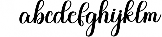 Gishella Font LOWERCASE