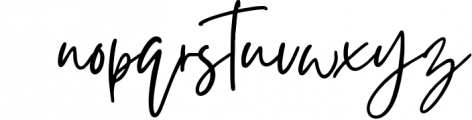 Gistesy Signature Collection Font LOWERCASE