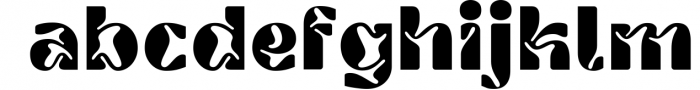 Giuthen Font LOWERCASE