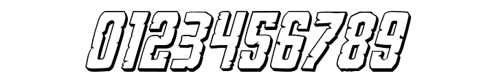 G.I. Incognito 3D Italic Font OTHER CHARS