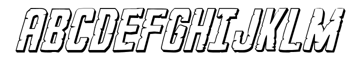 G.I. Incognito 3D Italic Sample
