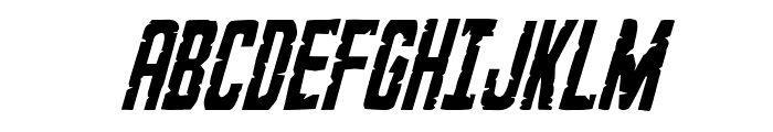G.I. Incognito Condensed Italic Sample