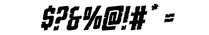 G.I. Incognito Rotalic Font OTHER CHARS