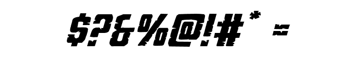 G.I. Incognito Small Italic Font OTHER CHARS