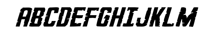 G.I. Incognito Small Italic Sample