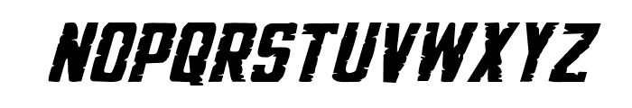 G.I. Incognito Small Italic Font LOWERCASE