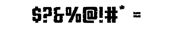 G.I. Incognito Small Regular Font OTHER CHARS
