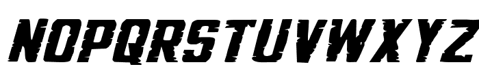 G.I. Incognito Squat Italic Font UPPERCASE