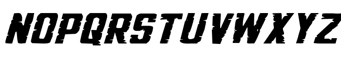 G.I. Incognito Squat Italic Font LOWERCASE