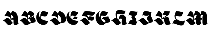 Giant Black Regular Font UPPERCASE