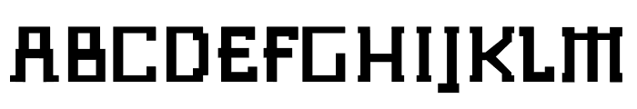 Gib Brick Plox Font UPPERCASE