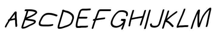 Gib Italic Font Plox Font UPPERCASE