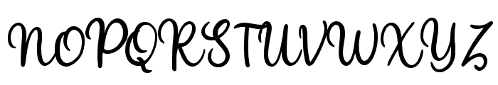 Gicery Font UPPERCASE
