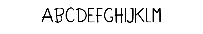 Gichi Handwriting Regular Font UPPERCASE