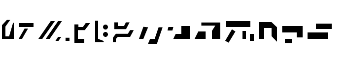 Giedi Ancient Autobot Font UPPERCASE