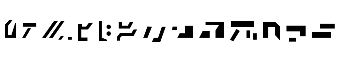Giedi Ancient Autobot Font LOWERCASE