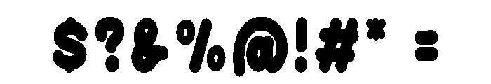 Gift Box Font OTHER CHARS