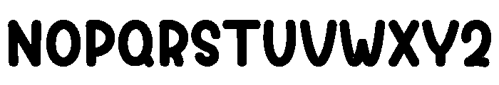 Gift Box Font UPPERCASE