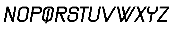 Gigantesque Italic Font UPPERCASE
