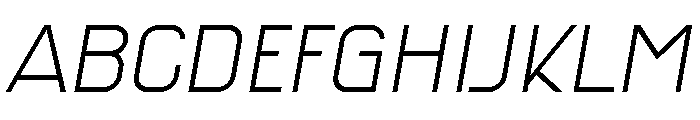 Gigantesque Light Italic FONT